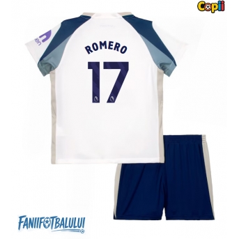 Tottenham Hotspur Cristian Romero #17 Echipament de Fotbal Replică 2025-26 Copii Acasa (+ Șorturi)